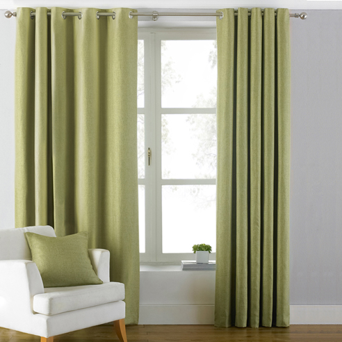 Atlantic Eyelet, Green - Ready Made Curtains - Image 3